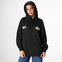 Hoodie Mujer Squeeze Negro Livel 1